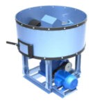 Fully automatic fly ash brick machine. Pan mixer